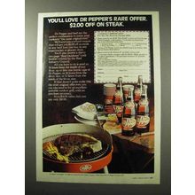 1977 Dr Pepper Soda Ad - You'll Love Rare Offer