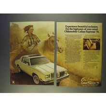 1978 Oldsmobile Cutlass Supreme Ad - Seclusion