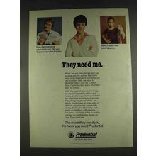 1978 Prudential Insurance Ad - They Need Me