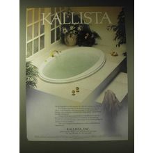 1989 Kallista Kalligraphos Tub Ad