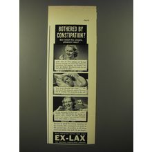 1938 Ex-Lax Medicine Ad - Bothered by Constipation?