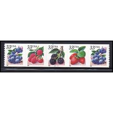 3302-3305 33c Fruit Berries Very Fine MNH PNC B1111/5 KA8083