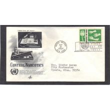 FDC Art Craft 132 11c Control Narcotics (Cachet-Typed/A) CV39362