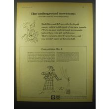 1965 Shell-Mex BP Oil Ad - The underground movement