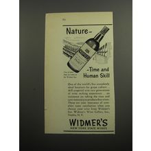 1951 Widmer's Port Ad - Nature - Time and Human Skill