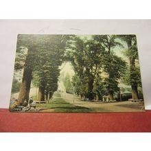 LOVERS WALK, BRISTOL. used antique postcard by B.B. =