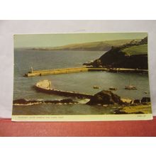 OUTER HARBOUR AND CHAPEL POINT, MEVAGISSEY, CORNWALL unsed postcard RP Jarrold =