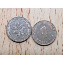 1984j 1 Pfennig Germany Coin