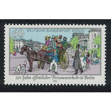 Berlin 250th Anniversary of Public Transport in Berlin 1990 MNH SG#B837
