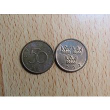 Sweden 1992 50 Ore Coin