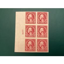 ICOLLECTZONE US 577 Plate Block VF hinged CV $175