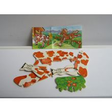 Kinder Surprise Toy 2001 K01-107 Cow Puzzel - With Insert