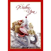 Our Wishes To You - Christmas Greeting Card - 21083