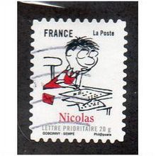 FRA 2009 (56c)(S/A) 'SOURIRES - NICOLAS' FINE USED (EBID21235)