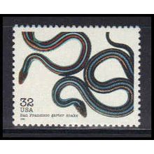 3105k 32c California Garter Snake Fine MNH V4492