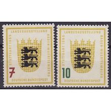 GERMANY BUND [1955] MiNr 0212-13 ( **/mnh )
