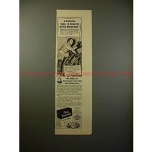 1939 Post Toasties Cereal Ad w/ Warren William - Duel!!