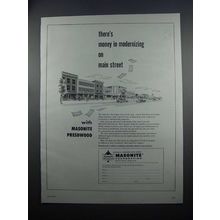 1954 Masonite Presdwood Ad - Money in Modernizing
