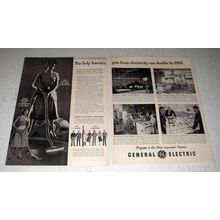 1956 General Electric Ad - The Help America Gets
