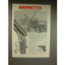 1962 Beretta Shotgun Ad - Name Throbs With Adventure