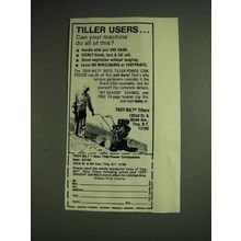 1984 Troy-Bilt Roto Tiller Ad - Tiller Users Can your machine do all of this?