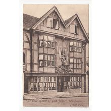 Ye Olde Hostel of God Begot Winchester Postcard Hampshire