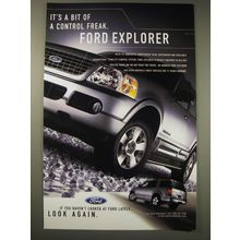 2004 Ford Explorer Ad - It's a bit of a control freak. Ford Explorer