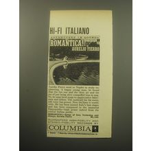 1959 Columbia Records Ad - Romantica! Aurelio Fierro