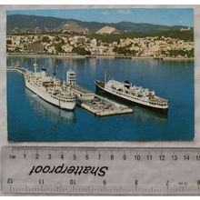 1970 postcard Palma de Mallorca, Passengers Basin