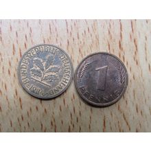 1984d 1 Pfennig Germany Coin