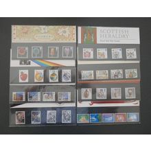 1987 GB Commemorative Presentation Packs, Year Set, 8 Packs 178-185 MNH