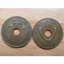 East Africa 1936 10 Cent Coin