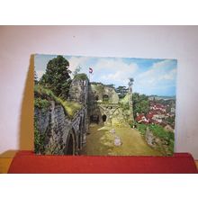 RUINS, VALKENBURG, HOLLAND used postcard =