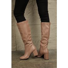 East Lion Corp Block Heel Knee High Boots
