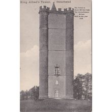 ED 384 STOURHEAD - KING ALFREDS TOWER . PRINTED POSTCARD