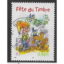 FRA 2002 46c 'STAMP DAY' FINE USED (EBID56-831)