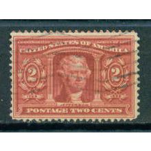 Used 324 2c Thomas Jefferson Just Clears C2527