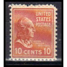 815 10c John Tyler Fine MNH B0372