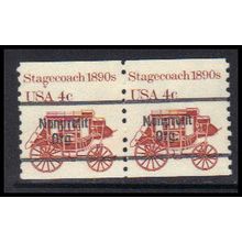 1898Ab 4c Stagecoach Fine MNH Dry Gum Pair PreCnx KA9452 (8)
