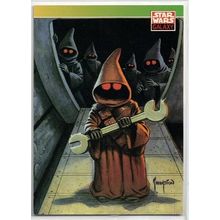 STAR WARS ' GALAXY series 1 ' card # 130 (1993)