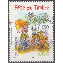 France 2002 Michel 3604AY O Cote (2008) 1.00 € Boule et Bill Cachet rond