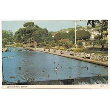 The Lawn Gardens Dawlish Devon Postcard 0177