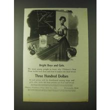 1900 Pillsbury's Best Flour Ad - Bright Boys and Girls