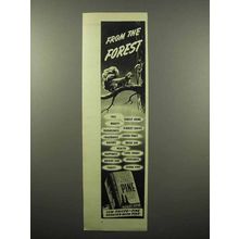 1940 Sierra Pine Soap Ad - From the Forest - Squirrel