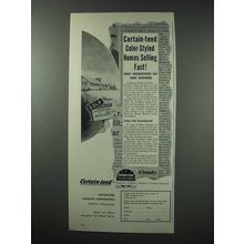 1959 Certain-Teed Products Ad - Color-Styled Homes