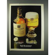 1980 Erlanger Beer Ad - Taste the Moment