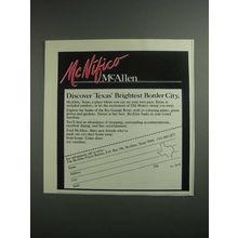 1984 McAllen Texas Ad - McNifico