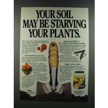 1986 Ortho Rapid-Gro Ad - Your Soil May Be Starving Your Plants