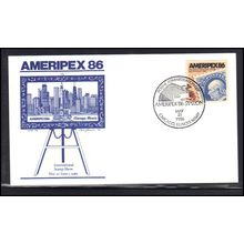 Event Cancel 05-23-86 2145 22c AMERIPEX '86 (Cachet-U/A) Box0288