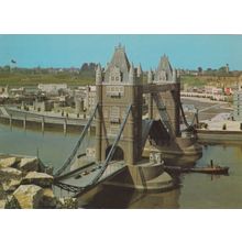 Tower Bridge 1970s Miniature Model Tucktonia Postcard